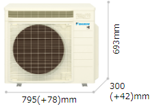 2.2～4.0（100V）kW カラー：ホワイト（5Y 7.5/1）